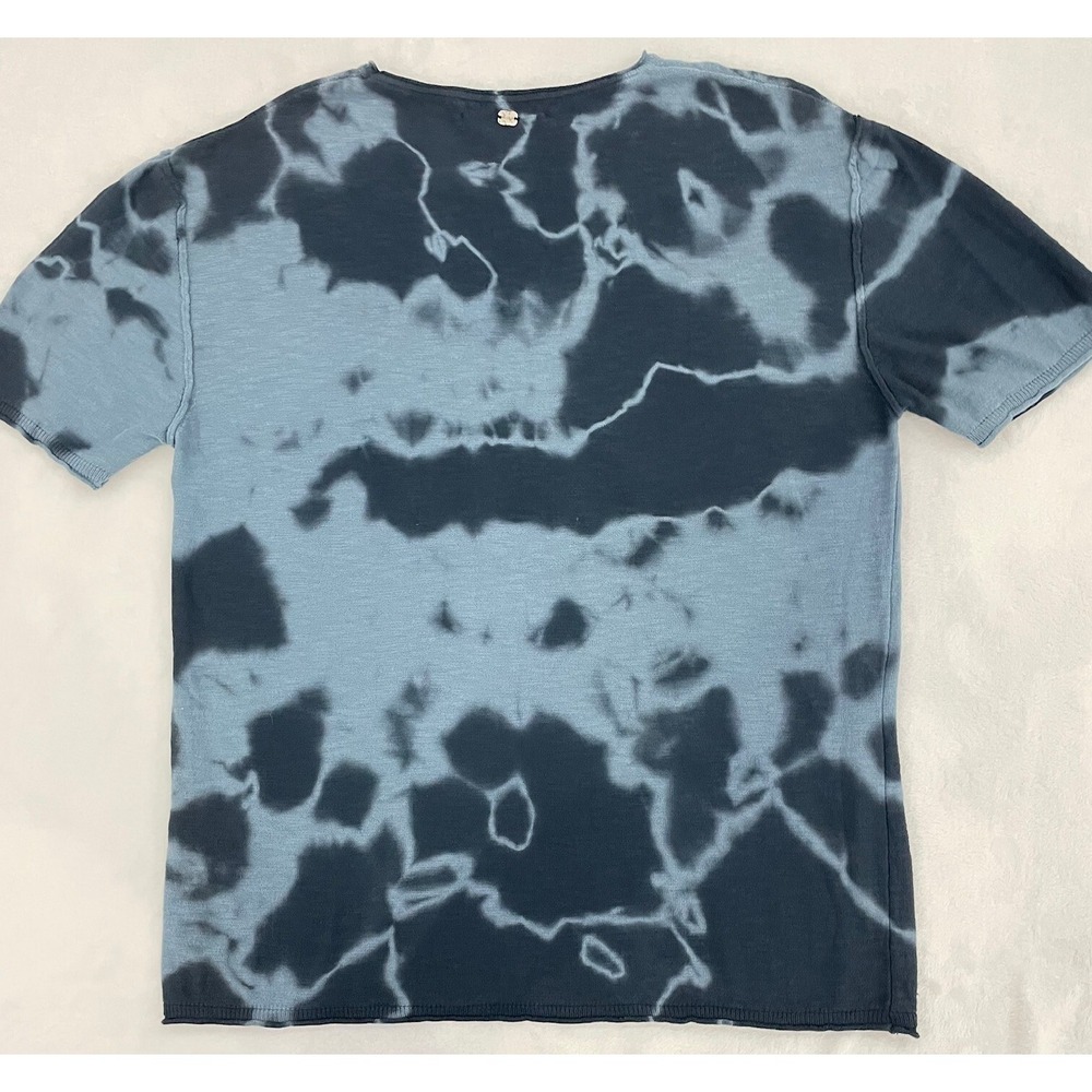 Tie Dye Beach Vibes Men's Shirt Size Medium Blue RARE Designer Travel I'm Brian - Picture 3 of 7